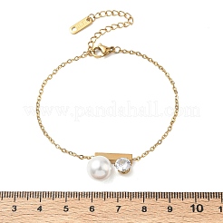 Armbänder aus Edelstahl 304 mit quaderförmigen Gliedern&nbsp;SA-CBA5F76-06G