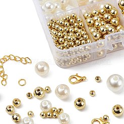 Kit de fabrication de bijoux de perles rondes bricolage&nbsp;DIY-YW0004-45G