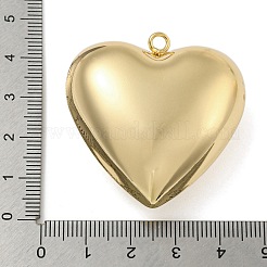 Herzanhänger aus Messing&nbsp;X-KK-N254-98G-02
