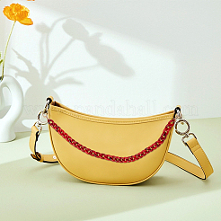 2 шт. 2-цветные ремни для сумок с цепочкой из искусственной смолы и драгоценными камнями&nbsp;FIND-WR0008-61