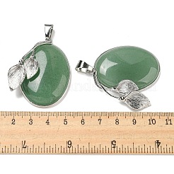 Естественный зеленый авантюрин подвески&nbsp;G-Z050-05C