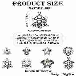 Сплавочные овальные бусины тибетского стиля &nbsp;FIND-CJ0003-64
