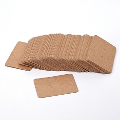 Carte di visualizzazione dell'orecchino di carta kraft&nbsp;CDIS-TAC0003-01