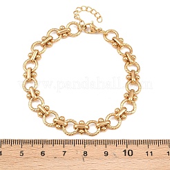 Браслеты-цепочки из нержавеющей стали 304 для женщин&nbsp;BJEW-H207-01D-G