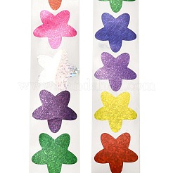8 Muster aus selbstklebenden PVC-Glitzeraufklebern&nbsp;DIY-A042-14B