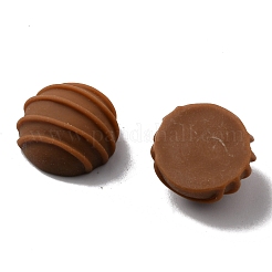 Cabochons de résine de nourriture d'imitation&nbsp;LS-RESI-WH0035-18C-A01