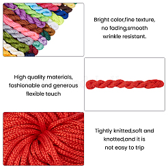 Filo di nylon filo di nylon per fare gioielli di perline&nbsp;NWIR-PH0001-37-WH