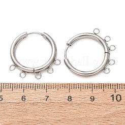 304 cerchietto per orecchini in acciaio inossidabile&nbsp;STAS-D183-02C-P