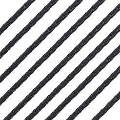 5 м плетеный круглый шнур из искусственной кожи для украшений&nbsp;OCOR-GF0004-96A-01