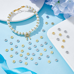 220шт 2 цвета латунные дистанционные бусины&nbsp;KK-GA0001-79