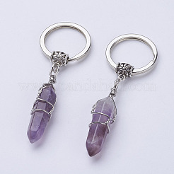 Брелок из натурального / синтетического смешанного камня&nbsp;KEYC-E023-08