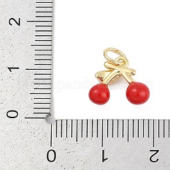 Латунь эмаль подвески&nbsp;KK-Q028-34G