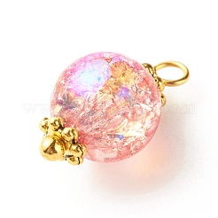 Гальванические подвески из стеклянных бусин&nbsp;PALLOY-JF01141