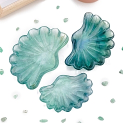 Ciotole decorative a forma di conchiglia in fluorite naturale&nbsp;PW-WG46732-01