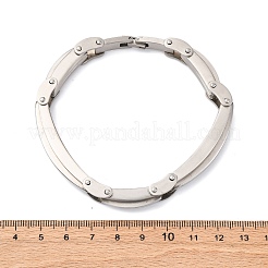 Браслеты из нержавеющей стали 304 с цепочкой для женщин и мужчин&nbsp;BJEW-R018-05P