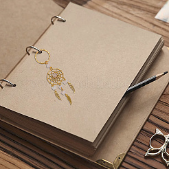 12 шт. плетеная сетка/паутина с перьями&nbsp;KEYC-PH0001-80