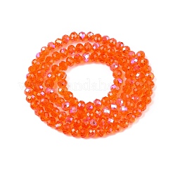 FilI di perline in vetro placcato&nbsp;EGLA-A044-T3mm-L25