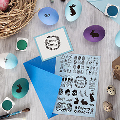 Klarsichtstempel aus PVC-Kunststoff&nbsp;DIY-WH0618-0042
