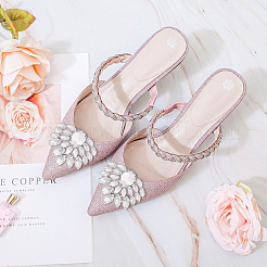 1 пара съемных цветочных украшений для обуви&nbsp;AJEW-HY0001-13