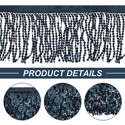10 Yard Polyester-Quasten-Spitzenband&nbsp;DIY-WH0430-569D