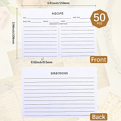Scheda ricetta cartacea&nbsp;DIY-WH20058-02C