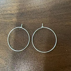 925 серьги из серебра обруча из серебра&nbsp;STAS-P210-26S-02