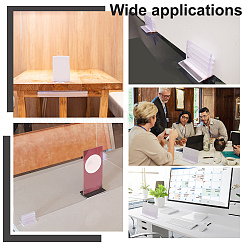 16шт 3 стиль ПВХ пластиковый рекламный держатель клипсы&nbsp;ODIS-CA0001-08