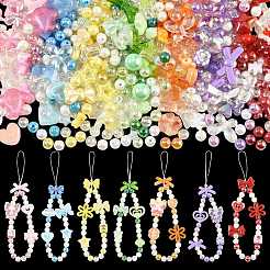 100шт 19 стиля прозрачные акриловые бусины&nbsp;MACR-FS0002-34