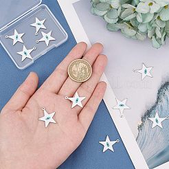 10 шт. эмалированные подвески из нержавеющей стали 304&nbsp;STAS-NB0001-27