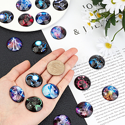 Cabochons di vetro&nbsp;GGLA-SC0001-07B