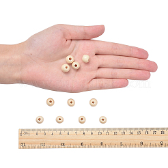 Des perles en bois naturel&nbsp;X-TB16mmY-8