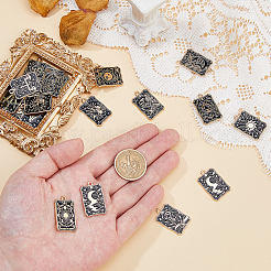 20pcs 10 styles de pendentifs en émail en alliage&nbsp;ENAM-FH0001-91