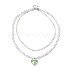 Подвеска в виде сердца из акрила&nbsp;NJEW-JN05290-01