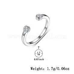 Ensemble de bijoux géométriques en argent et zircons S925 pour femmes&nbsp;JY0116-3