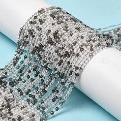 Прозрачные стеклянные бусины&nbsp;GLAA-H027-01F