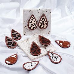 Kit de fabrication de boucles d'oreilles en forme de larme&nbsp;DIY-OC0009-80