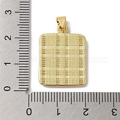 Pendentifs de placage en laiton&nbsp;KK-B092-42G-Y