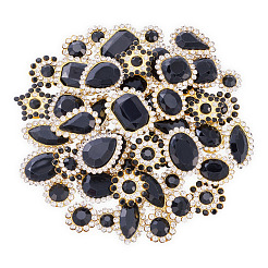 100 шт. пришивные стразы в форме капли/сердца/звезды&nbsp;FIND-TA0006-69A