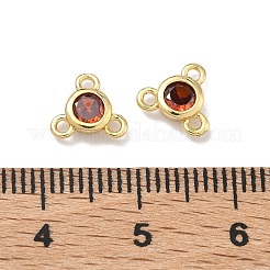 Латунные микропаве кубический цирконий плоские круглые компоненты люстры&nbsp;KK-B170-05G