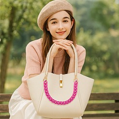 Акриловые витые цепочки для сумок&nbsp;PURS-WH0006-09