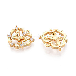 Латунные микро проложить кубического циркония подвески&nbsp;X1-KK-N263-77B-G