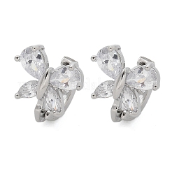 Orecchini a cerchio in ottone&nbsp;EJEW-R016-10P-02