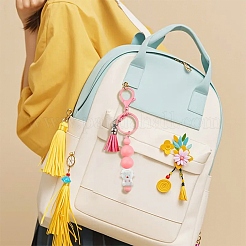 6 шт. фокусные бусины из пищевого силикона для овечьей кожи&nbsp;SIL-YW0002-12