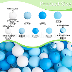 100pcs perles de silicone&nbsp;SIL-PA0001-39D