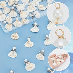 6 стиль подвески-ракушки из медной проволоки&nbsp;FIND-AR0005-14