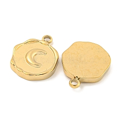 Breloques en acier inoxydable 304 plaquées par ions (IP)&nbsp;STAS-A099-05G