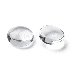 Cabochon in vetro trasparente&nbsp;X-GGLA-R026-8mm