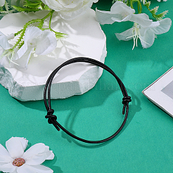 Изготовление регулируемого кожаного шнура-браслета&nbsp;MAK-WH20007-001J