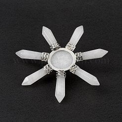 Chakra natürliche Quarzkristall-Energieturmpyramide&nbsp;G-L524-08P-07