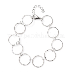 Браслеты-цепочки из нержавеющей стали 304&nbsp;BJEW-P373-02C-P